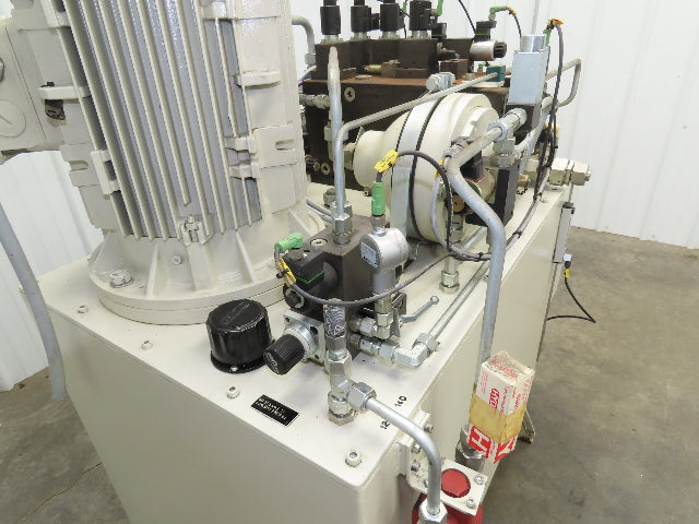 Voith IPC 5-50 101 2-Pump Hydraulic Power Unit 100 Gal 20 GPM 3000 PSI 40Hp 480V