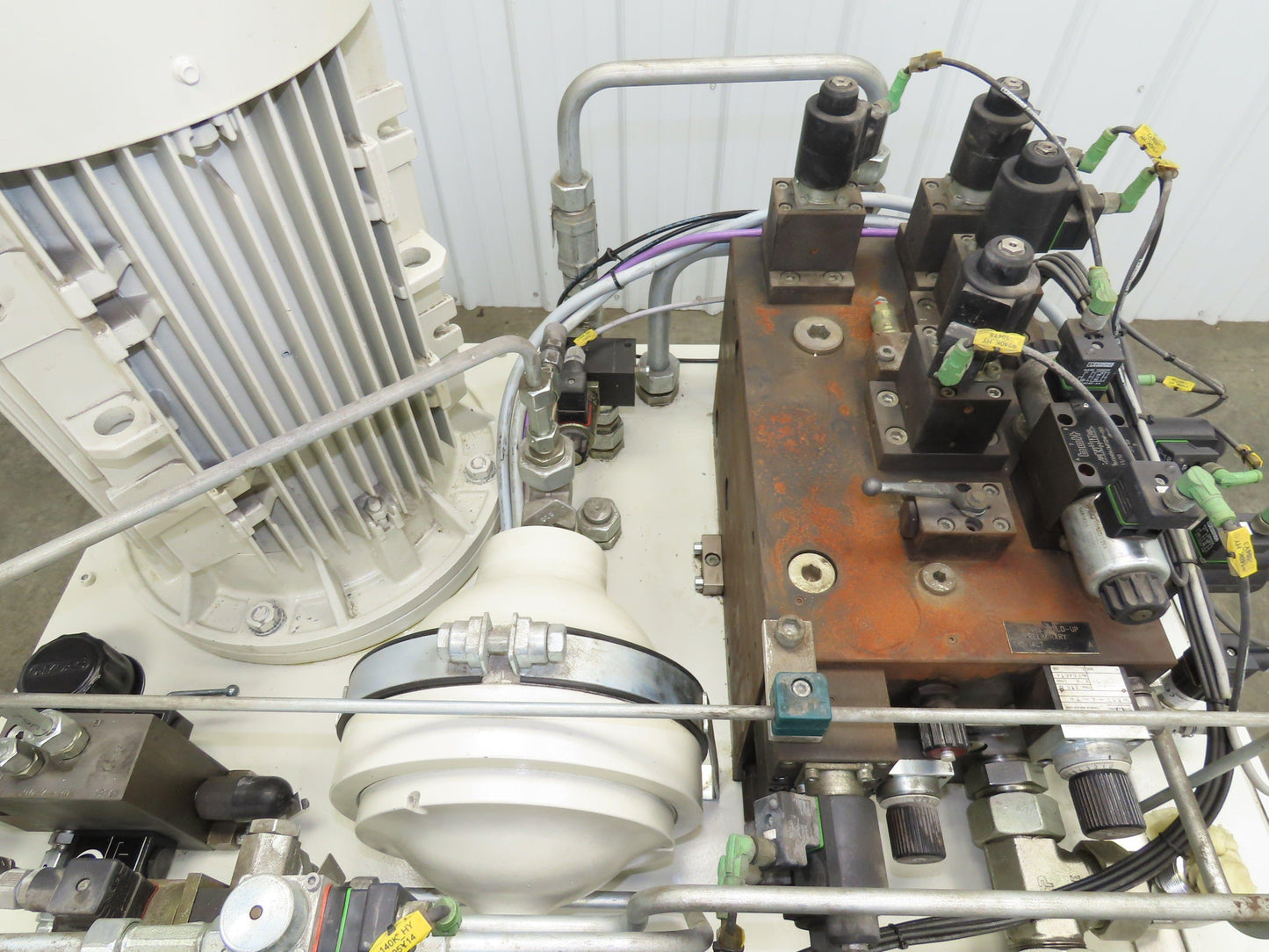 Voith IPC 5-50 101 2-Pump Hydraulic Power Unit 100 Gal 20 GPM 3000 PSI 40Hp 480V