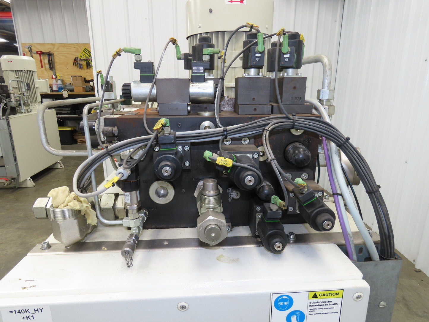 Voith IPC 5-50 101 2-Pump Hydraulic Power Unit 100 Gal 20 GPM 3000 PSI 40Hp 480V