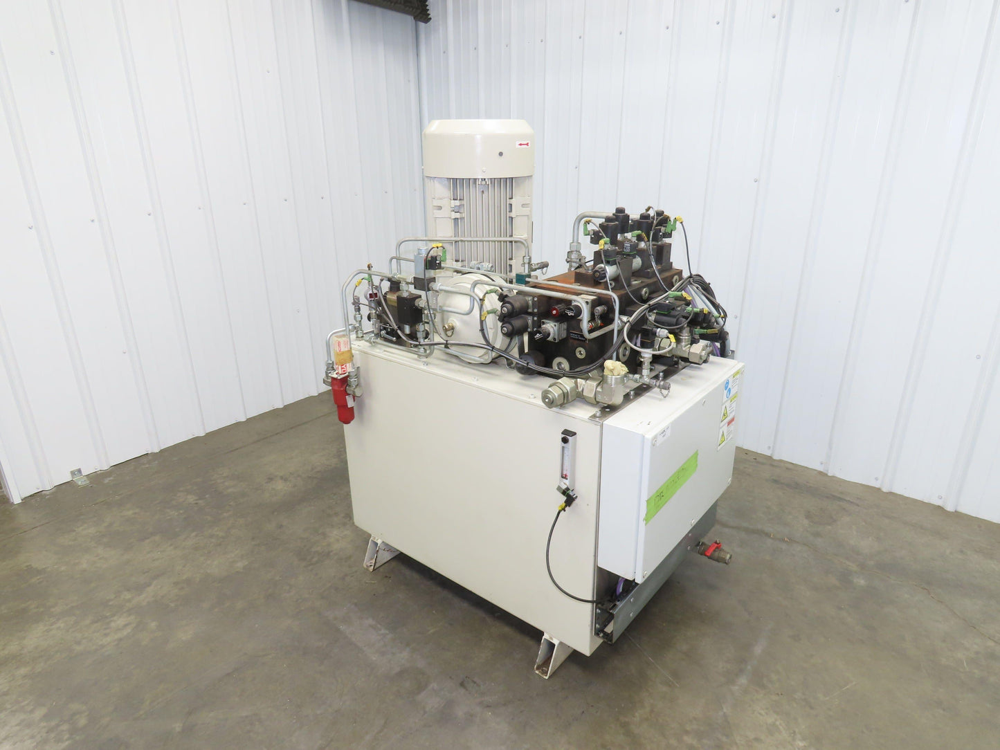 Voith IPC 5-50 101 2-Pump Hydraulic Power Unit 100 Gal 20 GPM 3000 PSI 40Hp 480V