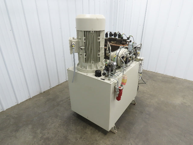 Voith IPC 5-50 101 2-Pump Hydraulic Power Unit 100 Gal 20 GPM 3000 PSI 40Hp 480V