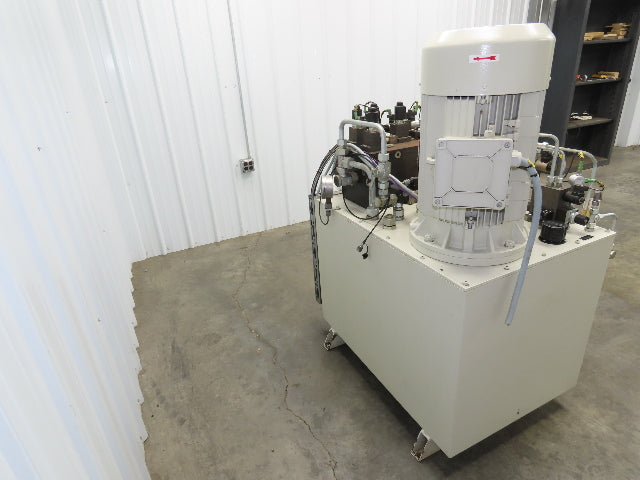Voith IPC 5-50 101 2-Pump Hydraulic Power Unit 100 Gal 20 GPM 3000 PSI 40Hp 480V