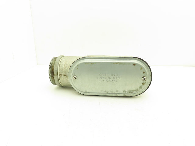 Crouse-Hinds LB-97 Condulet 3-1/2" Grayloy-Iron LB Unilet