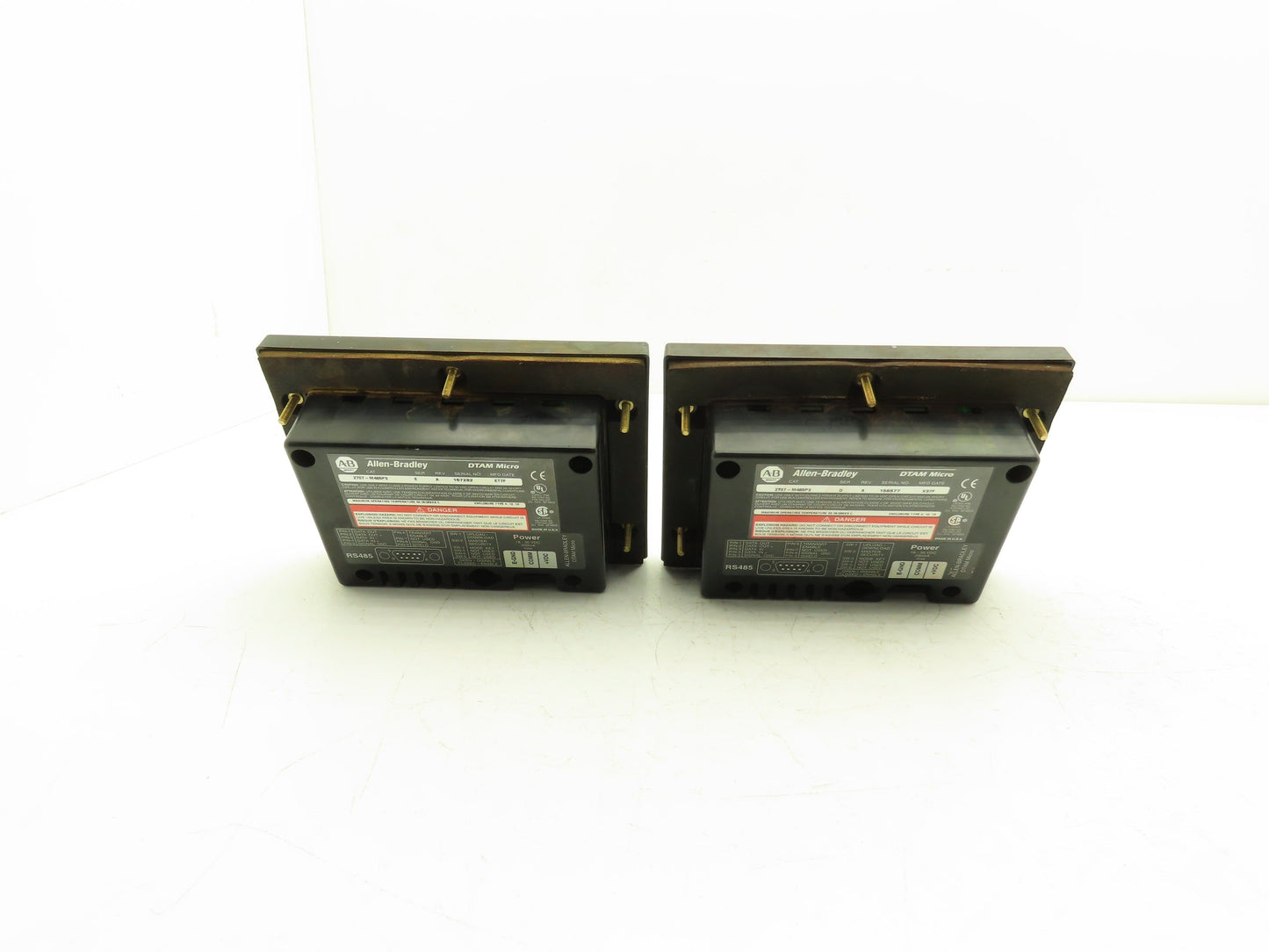 Allen Bradley 2707-M485P3 DTAM Micro HMI Operator Interface Module Lot of 2