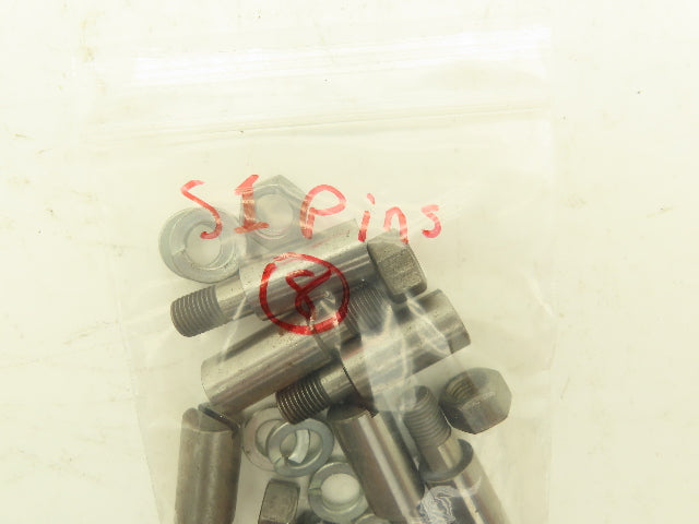 Renold AJAX 1S Coupling Stud Pins 9/16" Dia x 3/8-24 Lot of 8