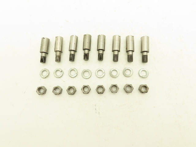Renold AJAX 1S Coupling Stud Pins 9/16" Dia x 3/8-24 Lot of 8