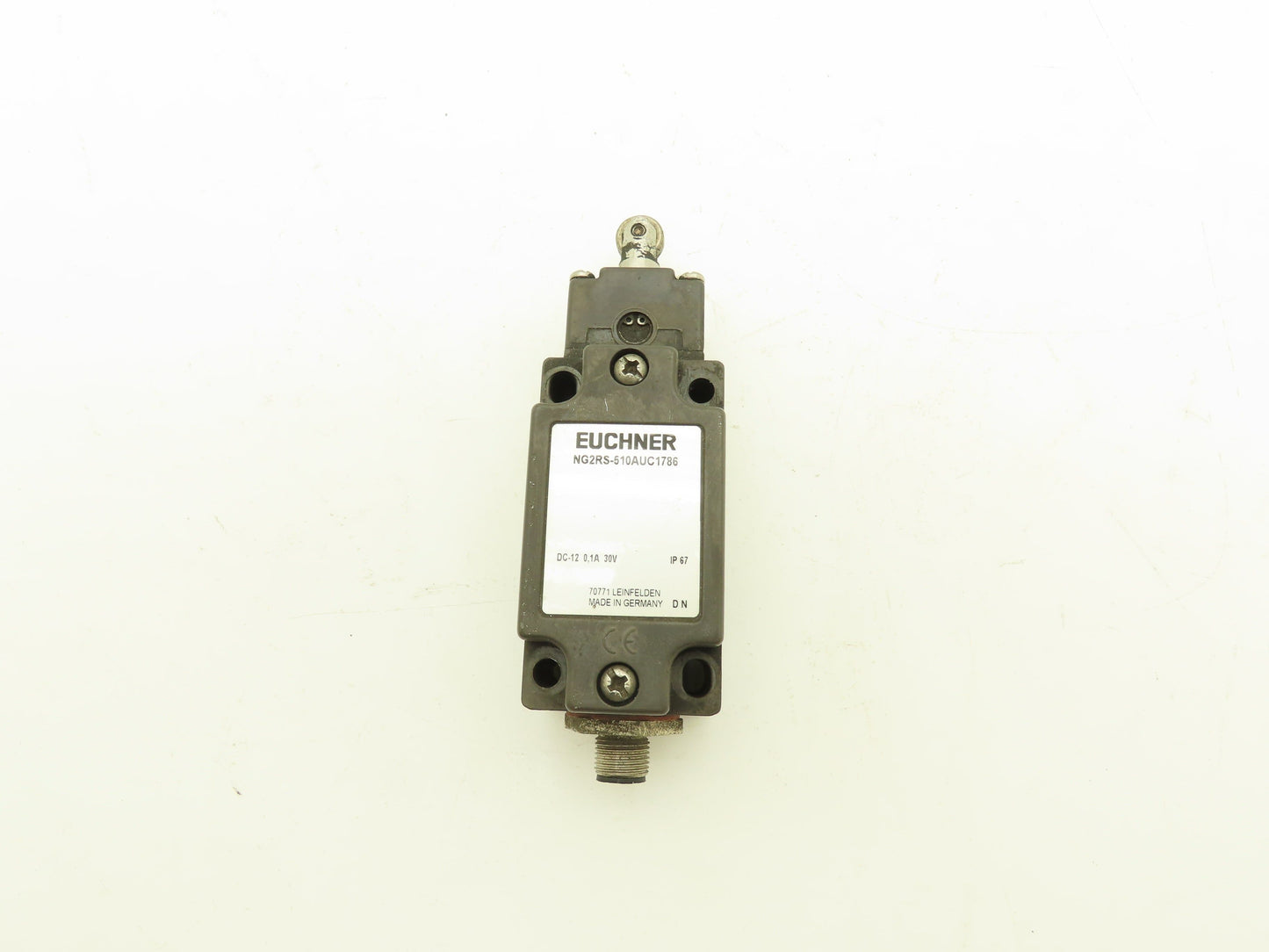 Euchner NG2RS-510AU Limit Switch Steel Roller Plunger 30V 0.1A IP67