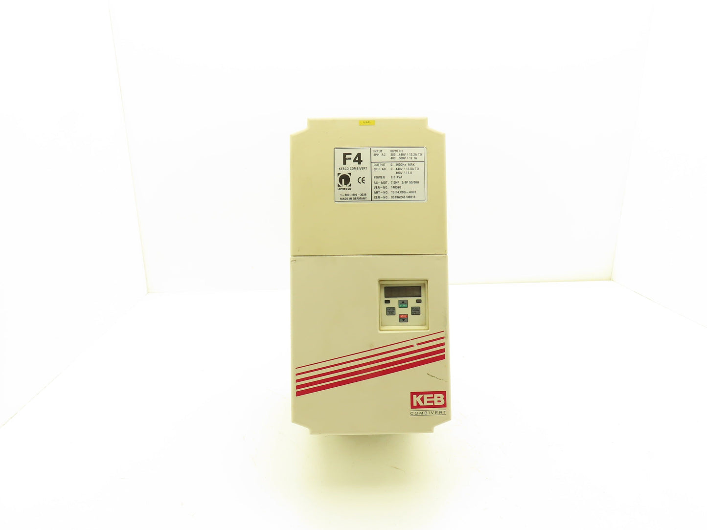 KEB 13.F4.C0G-4G01 Combivert AC Inverter Drive VFD 3Ph 8.3kVA 7.5Hp 1600Hz 480v