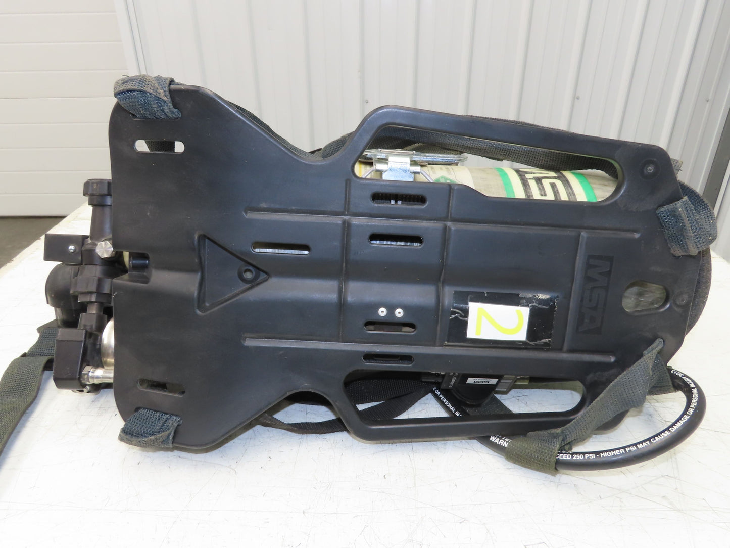 MSA H-60SL SCBA 60 Min Respirator Tank Air Cylinder Firefighter Backpack Harness