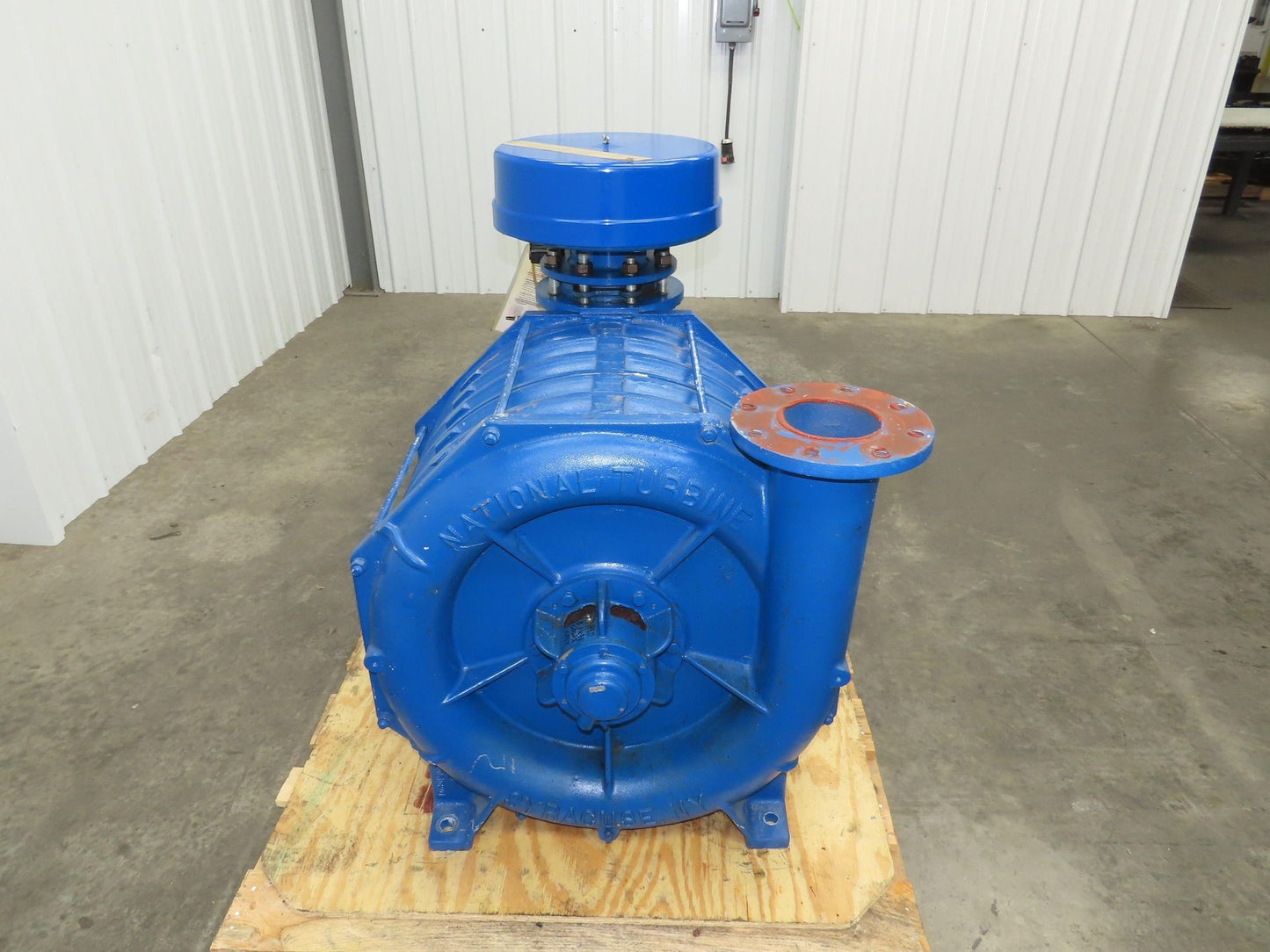 National Turbine NT05206-0-6AD Multistage Centrifugal Blower 6 Stage 5" Valve