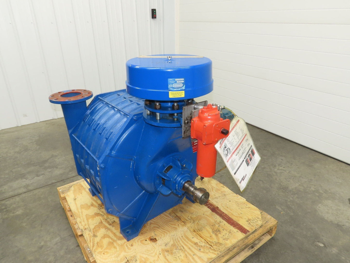 National Turbine NT05206-0-6AD Multistage Centrifugal Blower 6 Stage 5" Valve