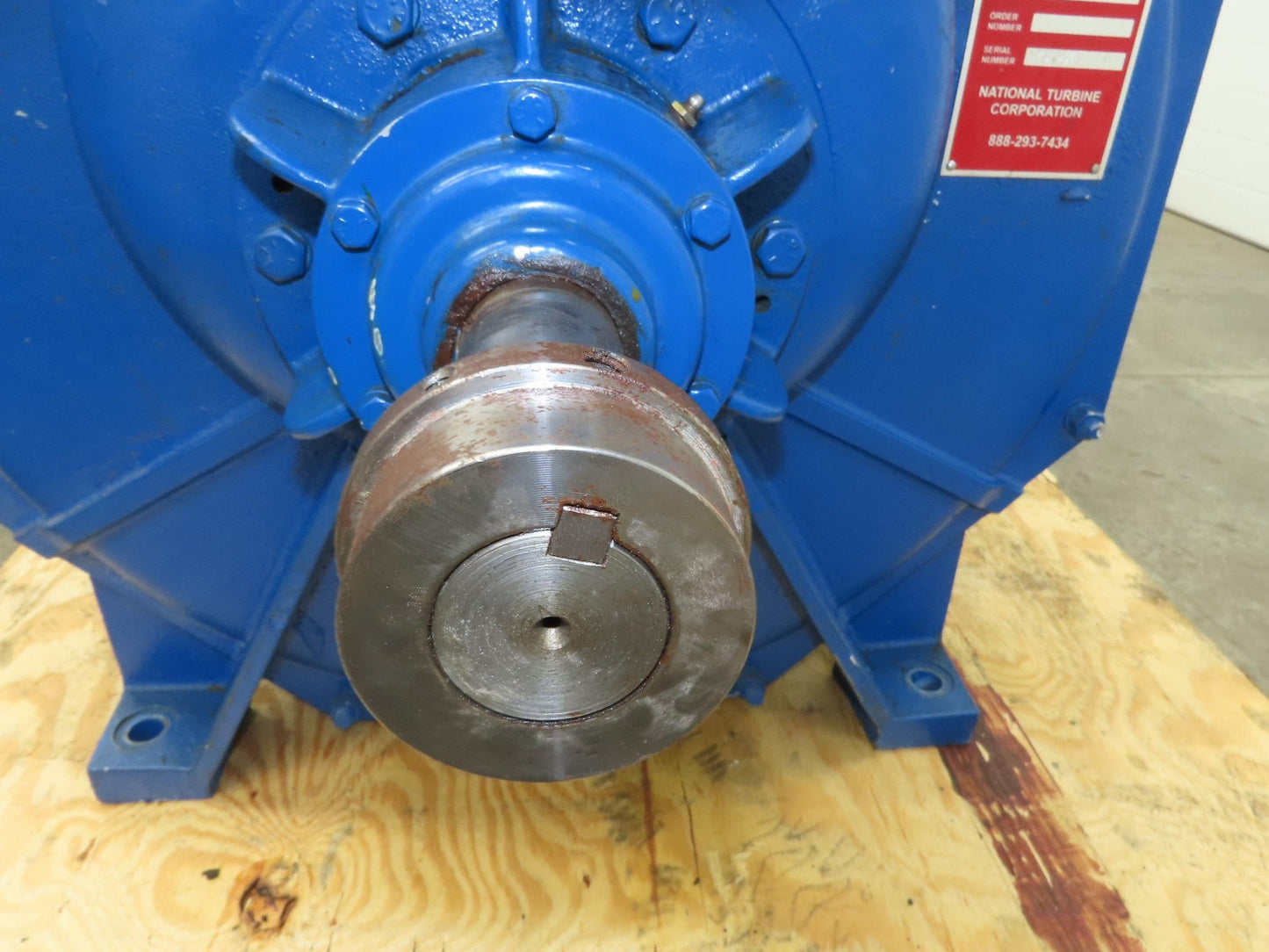National Turbine NT05206-0-6AD Multistage Centrifugal Blower 6 Stage 5" Valve