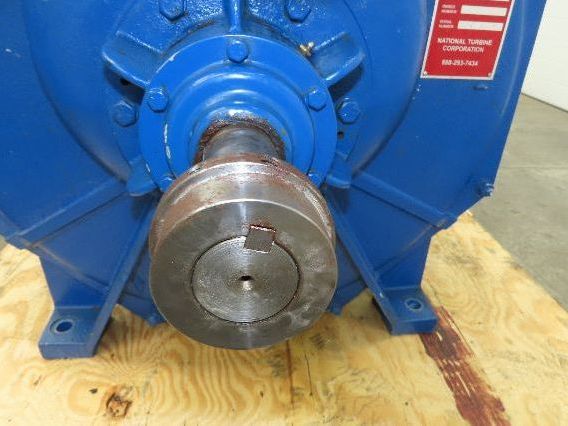 National Turbine NT05206-0-6AD Multistage Centrifugal Blower 6 Stage 5" Valve