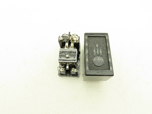 GE Hinged Armature Auxiliary Relay 12HGA14AL2 Double Throw 125VDC Coil