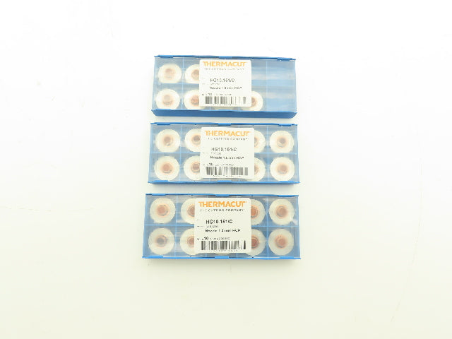 Thermacut 0352281 | HG10.151/C Nozzle 1.0mm Chrome Lot of 27