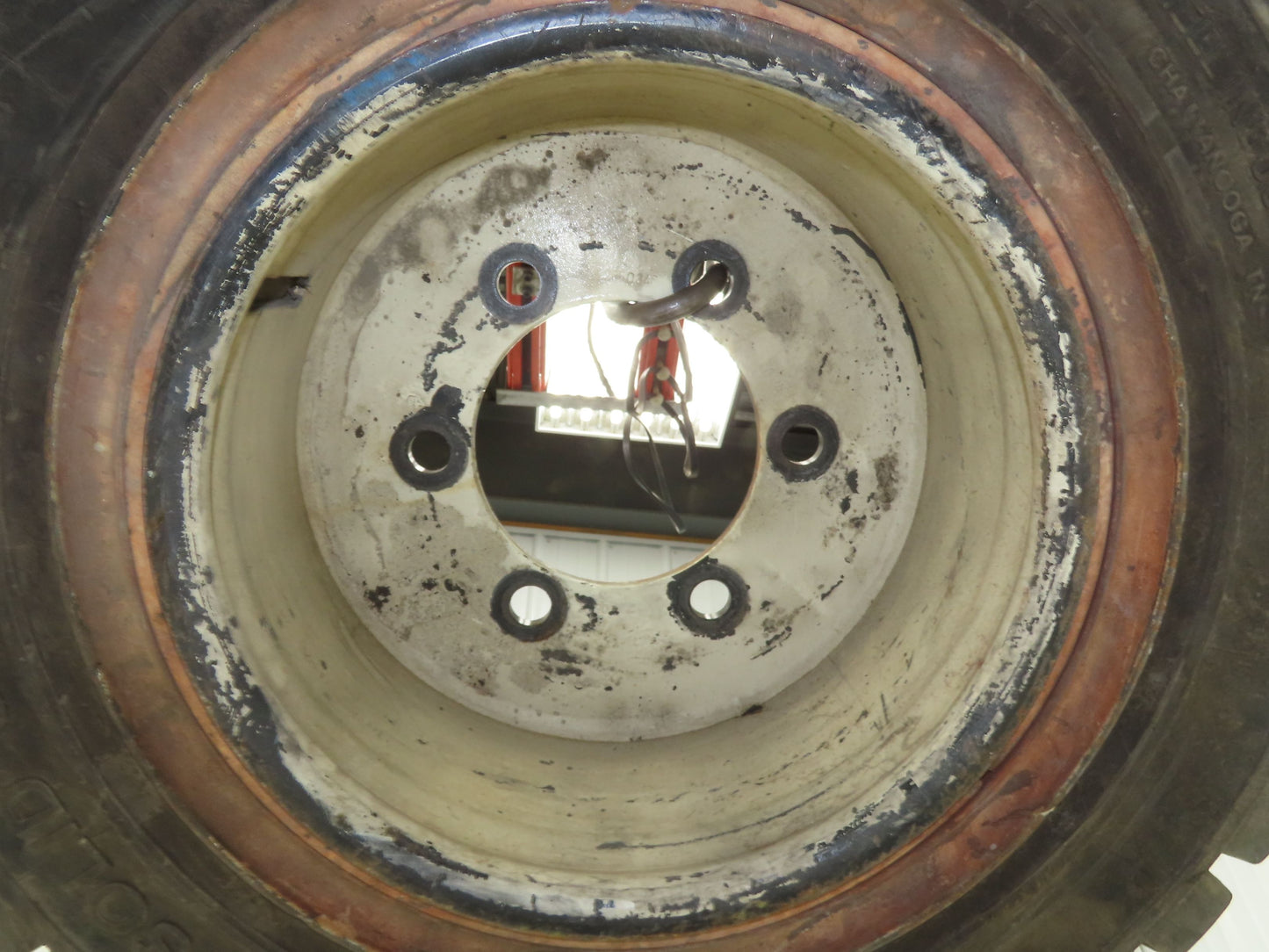 Mitco Solid Solver 8.15-15 Forklift Tire Traction Black 6x220mm Rim