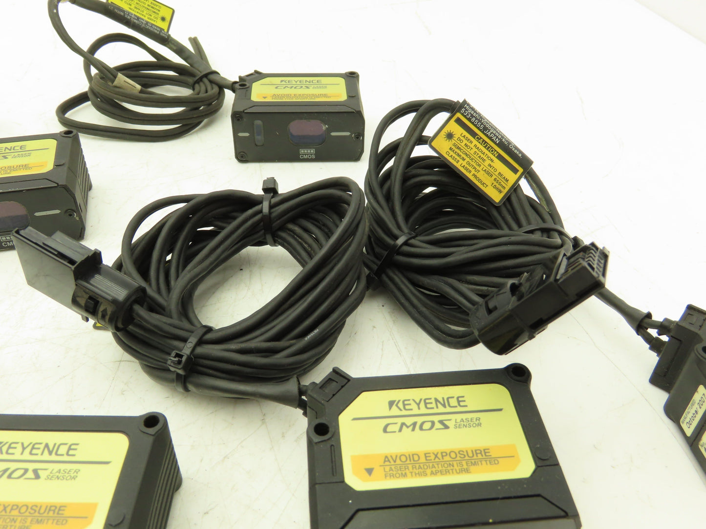 Keyence GV-H130 Mid-Range Laser Sensor 55-130mm Lot of 5