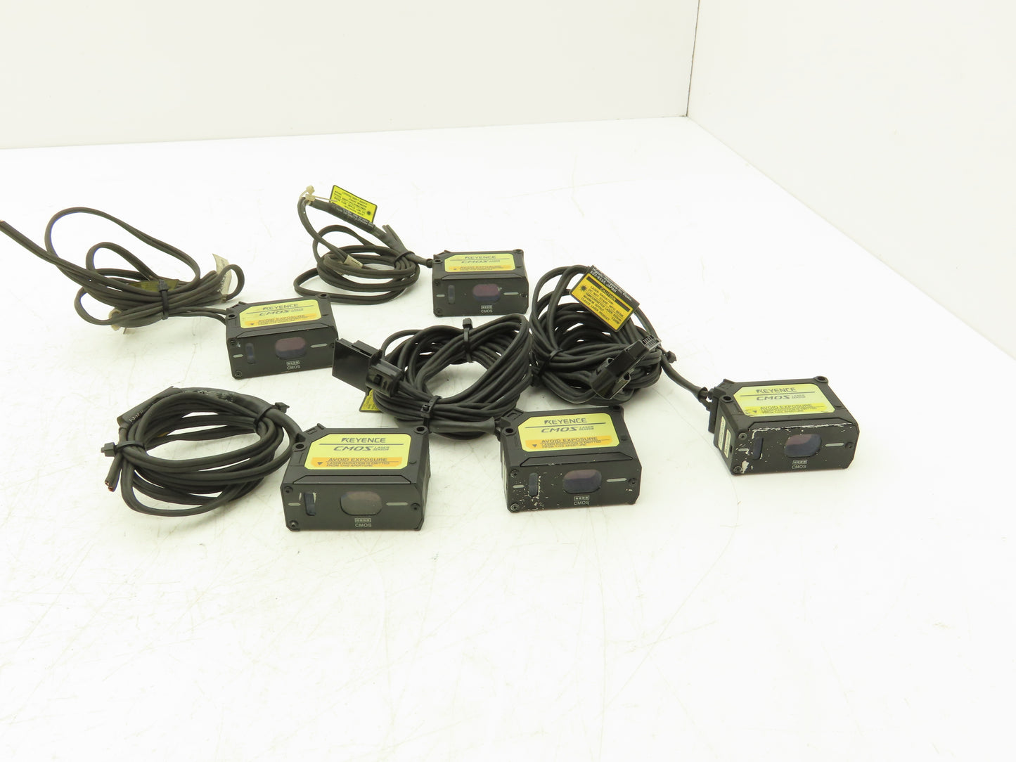 Keyence GV-H130 Mid-Range Laser Sensor 55-130mm Lot of 5