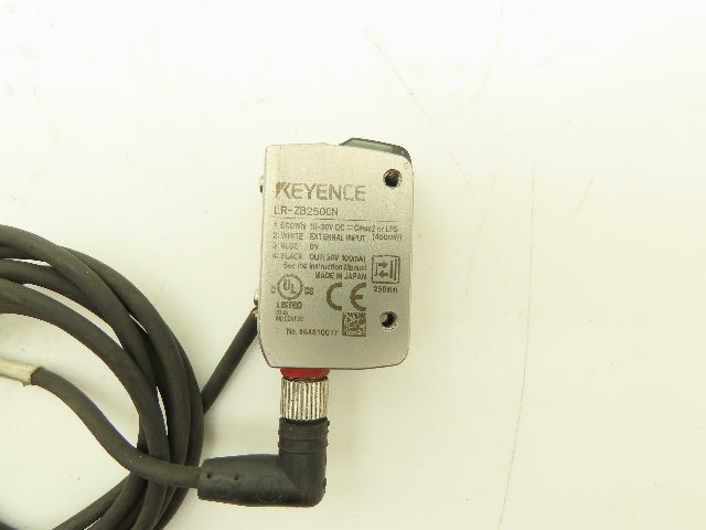 Keyence LR-ZB250CN Photoelectric Proximity Laser Sensor M8 Connector