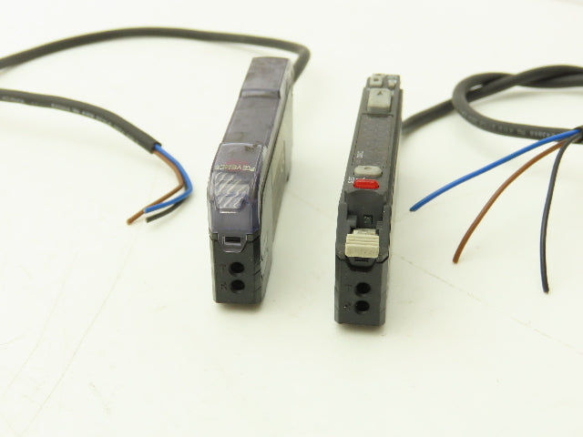Keyence FS-V31 Fiber Optic Sensor Amplifier NPN 12-24vDC Lot of 11