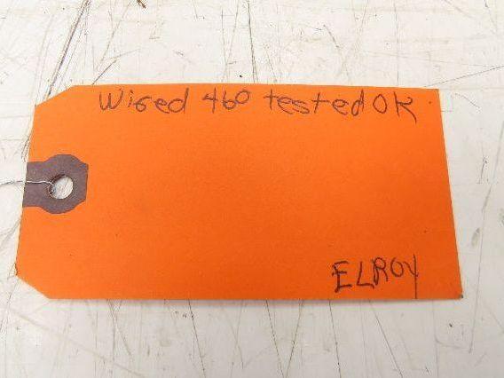 Toshiba B3/46FLF2AOZ AC Motor .75Hp 1145rpm 230/460v