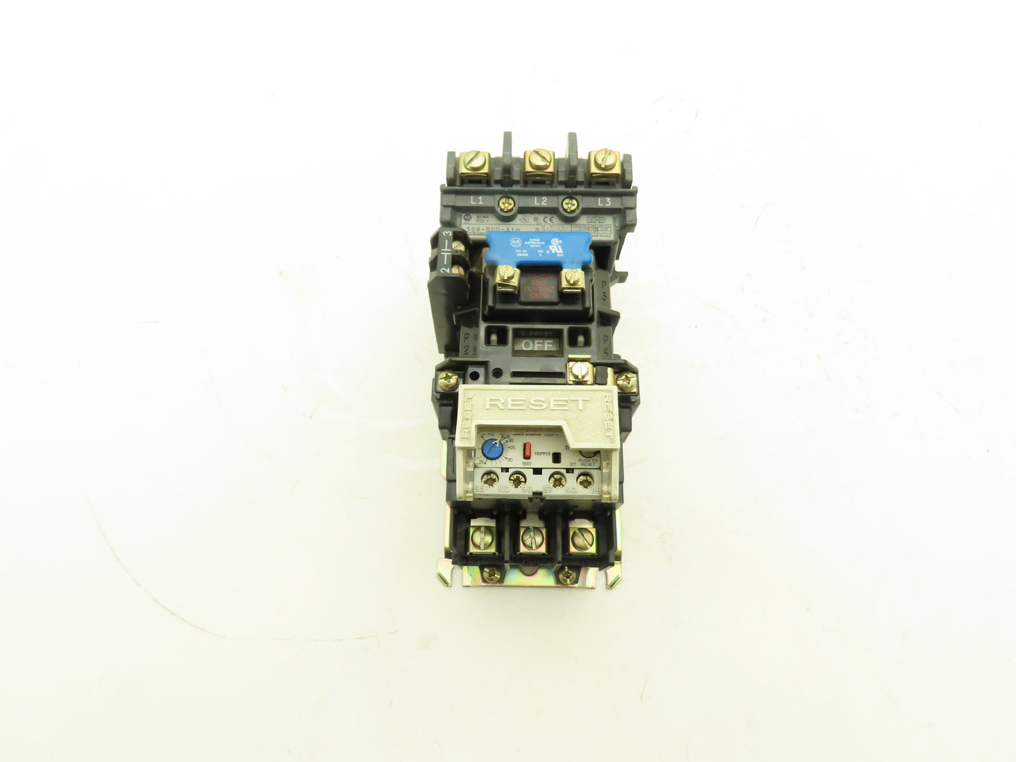 Allen Bradley Motor Starter Overload NEMA 1 600v Contactor 110v Coil 12-38A 10Hp