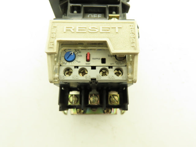 Allen Bradley Motor Starter Overload NEMA 1 600v Contactor 110v Coil 12-38A 10Hp