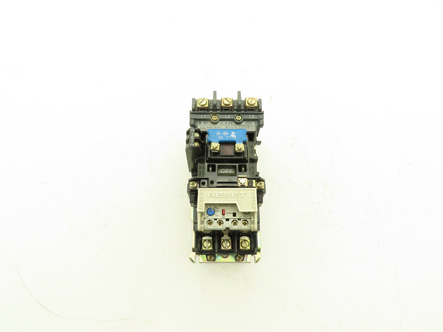 Allen Bradley Motor Starter Overload NEMA 1 600v Contactor 110v Coil 12-38A 10Hp