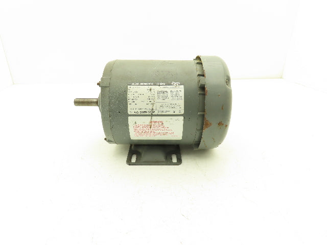 A.O. Smith 327P103 AC Motor 1Hp 1725rpm 208-230/460v 3ph 56H TEFC