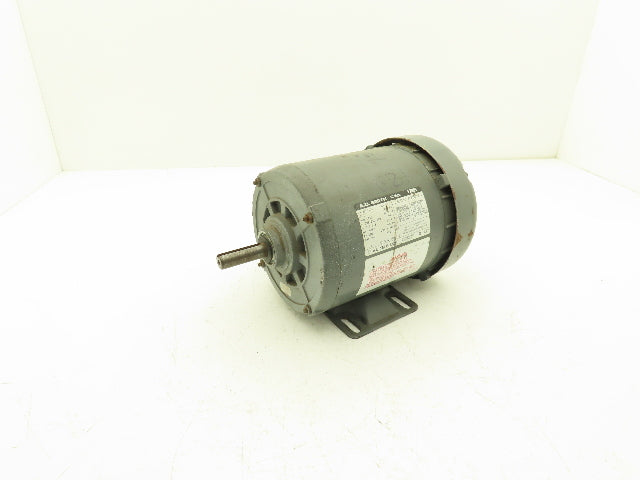 A.O. Smith 327P103 AC Motor 1Hp 1725rpm 208-230/460v 3ph 56H TEFC