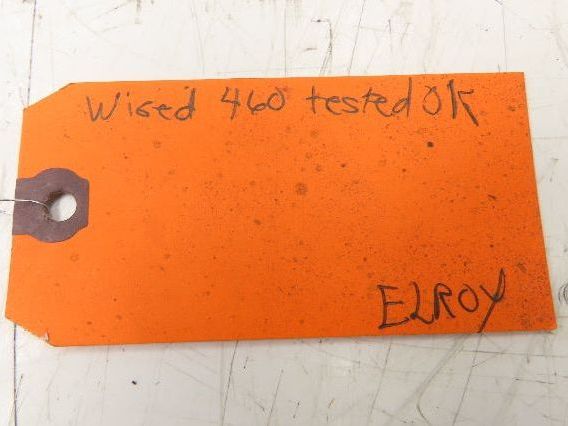 Lightnin Electric Mixer Clamp-On Agitator Drive 1/2Hp 230/460V 37"x5" Impeller