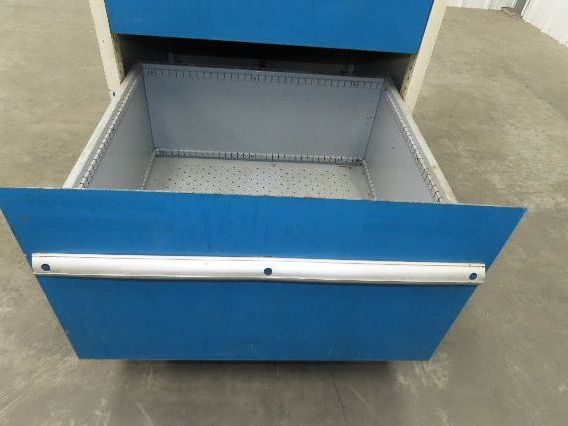 Lista 5 Drawer Industrial Tooling Cabinet 30x29x60" Lyon Stanley Vidmar Box