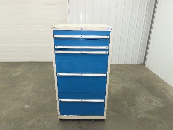 Lista 5 Drawer Industrial Tooling Cabinet 30x29x60" Lyon Stanley Vidmar Box