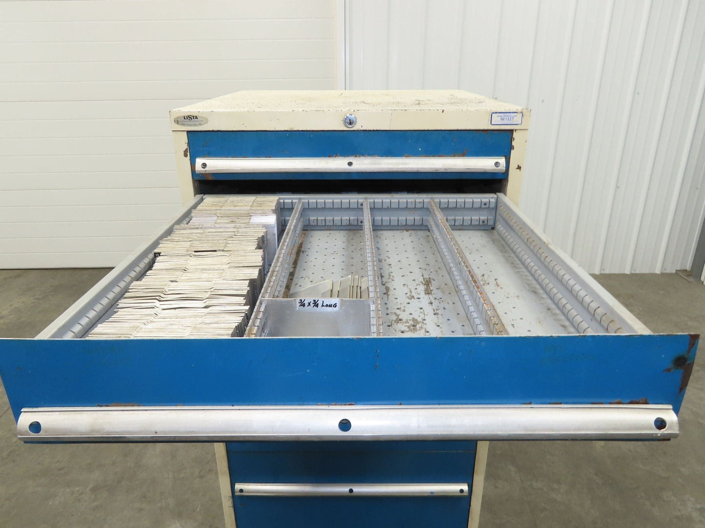 Lista 5 Drawer Industrial Tooling Cabinet 30x29x60" Lyon Stanley Vidmar Box