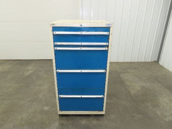 Lista 5 Drawer Industrial Tooling Cabinet 30x29x60" Lyon Stanley Vidmar Box