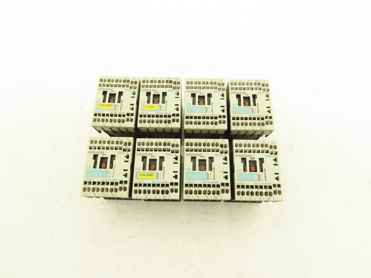 Siemens 3RT1016-2BB41 Motor Starter Contactor 3-Pole 1NO 22A 7.5Hp Lot of 18