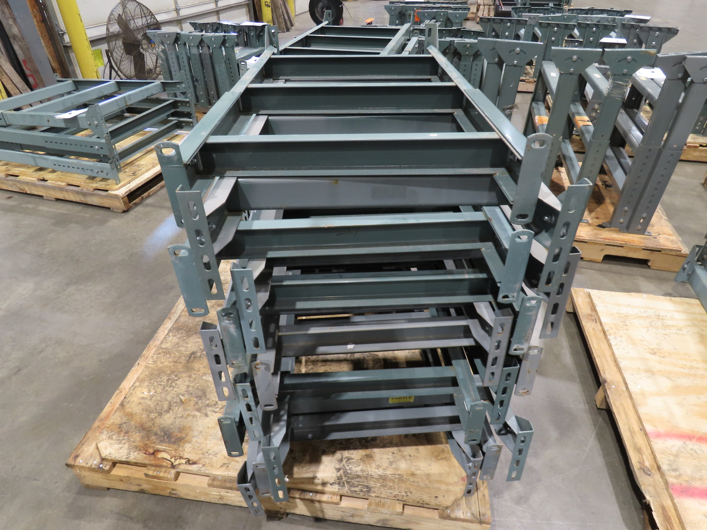 Hytrol MS-8 24"W Conveyor Leg Stationary Floor Support 45-5/8" to 57-5/8"H