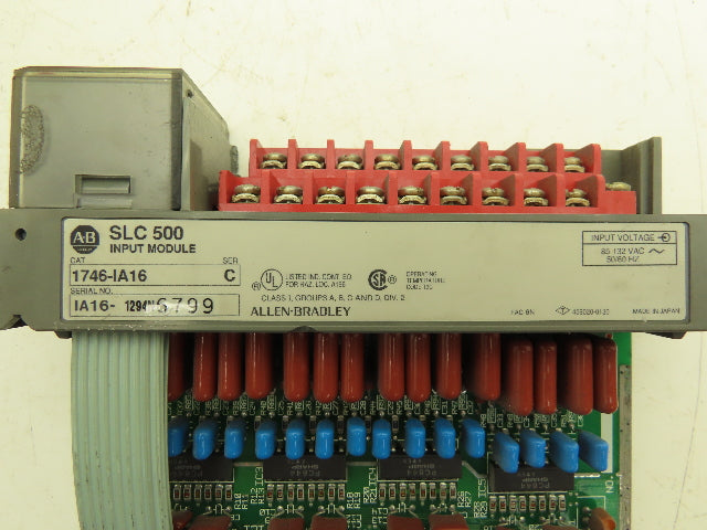 Allen Bradley 1746-IA16 SLC500 16-Channel Input Module 115VAC Ser C Lot of 5