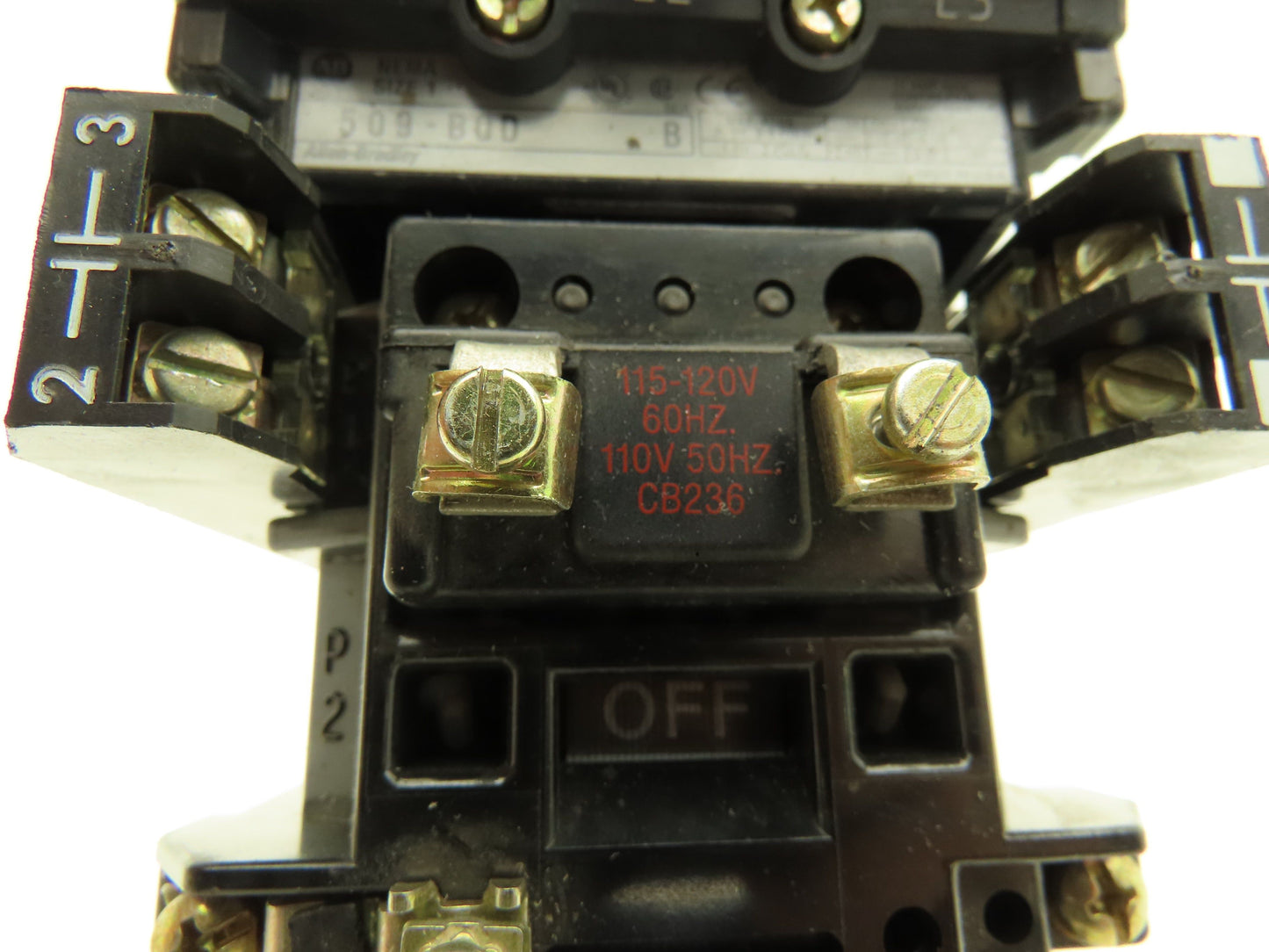 Allen Bradley 509-BOD Motor Starter 575v 3Ph 10Hp Overload Relay NEMA Size 1