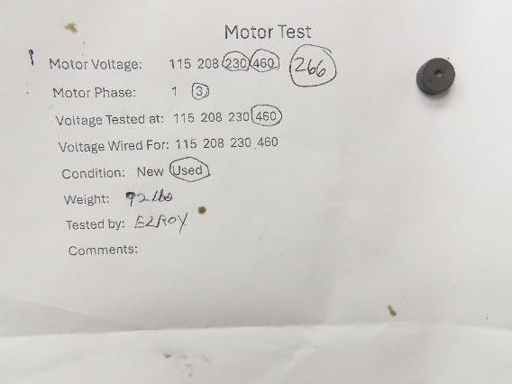 Sew Eurodrive SH67DT90S4ASE1-6TM480 Gearmotor 46.4 Reducer 38rpm 1.5Hp 266/460V