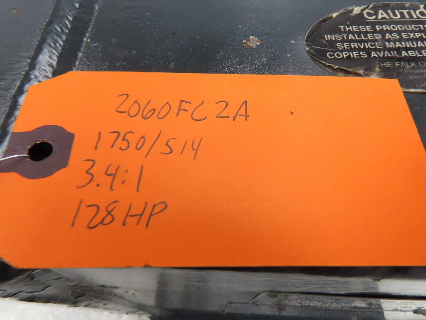 Falk 2060FC2A UltraMax Gearbox 3.4 Reducer 514 Rpm 128 Hp