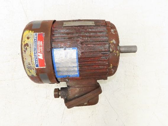 MagneTek 6-960881-40 AC Motor 5hp 3460rpm 130/460V 3ph 184T TEFC