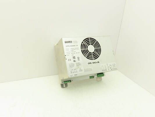 Wohrle DPN 404840/W Power Supply 48-60vDC 40-33A 2kW Out 380-500vAC 3Ph In