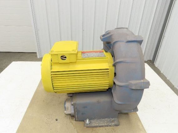 Ametek CP555CK72 Regenerative Vacuum Blower 1.5" NPT Reliance 4 Hp EG G Rotron