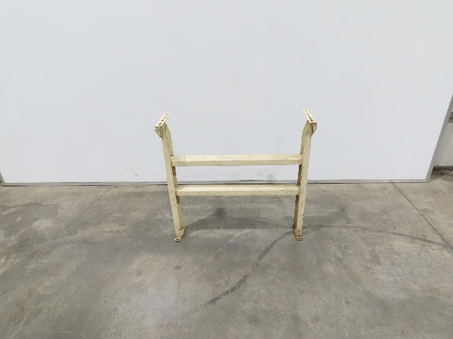 Hytrol 32"W Conveyor Leg Stationary Floor Support TAN 24-5/8" to 36-5/8"H