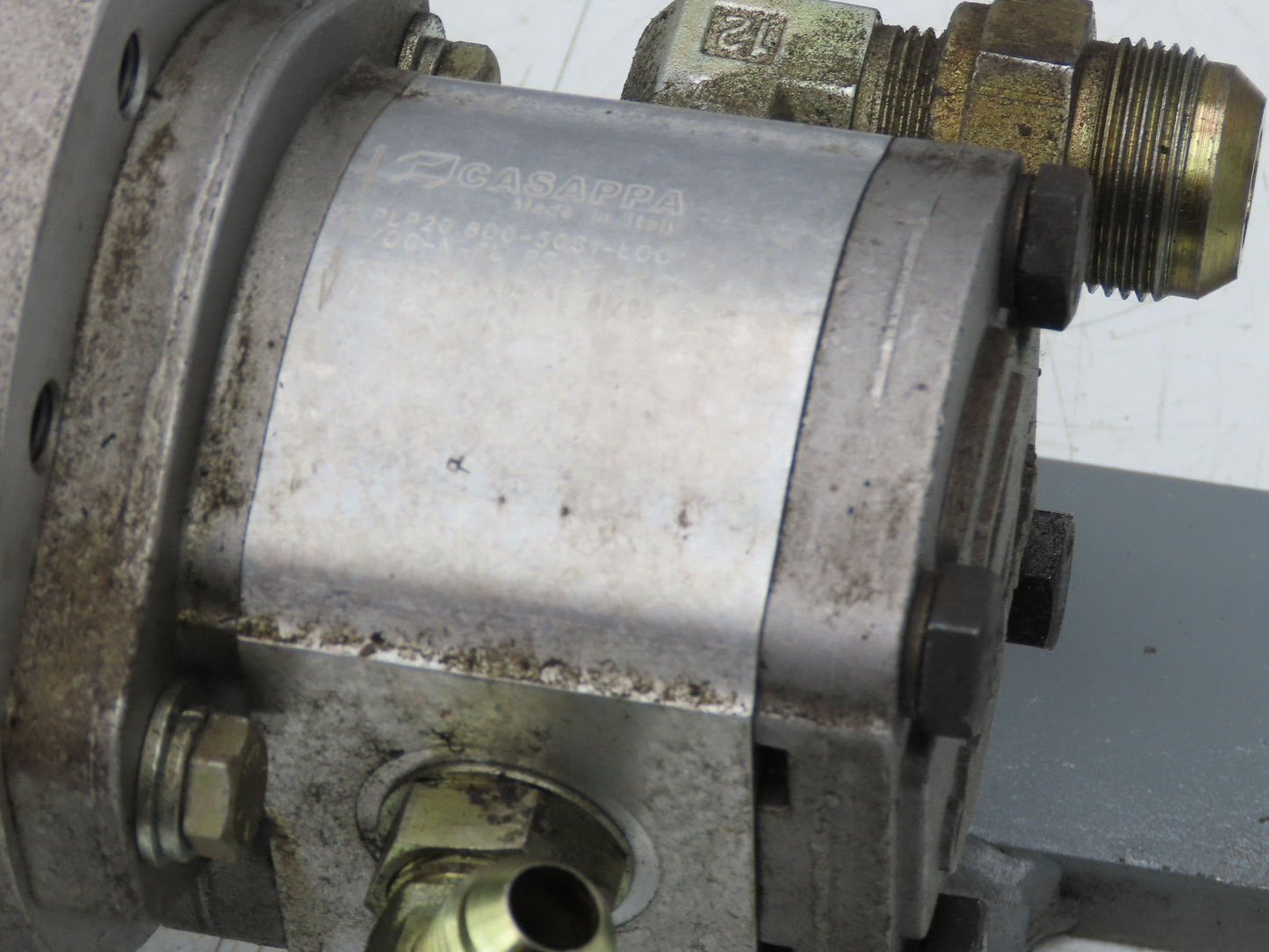 Casappa PLP20.8D0-50S1-LOC/OC-N-EL FS Hydraulic Gear Pump 3.7gpm 4000psi 5Hp 3PH