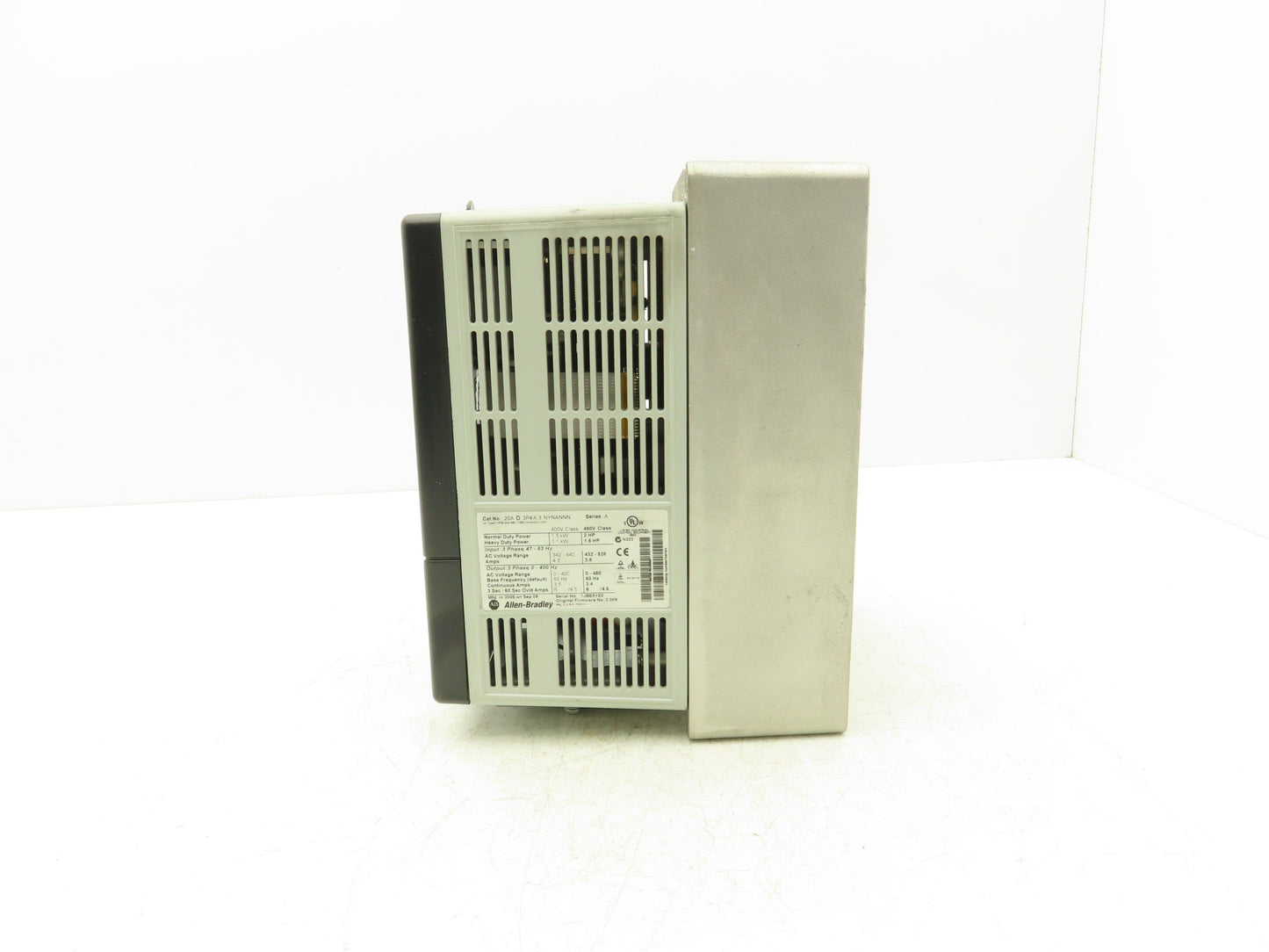 Allen Bradley 20AD3P4A3NYNANNN PowerFlex 70 Variable AC Drive VFD 2Hp 480v 3Ph