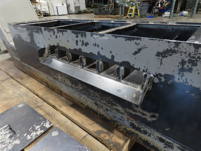 Enomoto CNC Chip Conveyor 16"x 67" Infeed 52-56" Discharge 220V 3PH