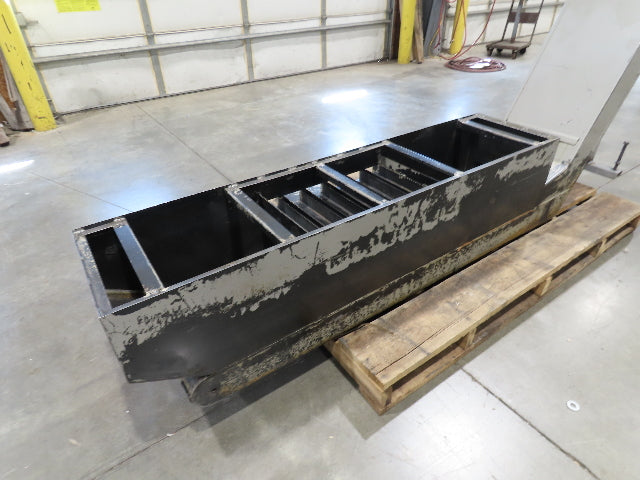 Enomoto CNC Chip Conveyor 16"x 67" Infeed 52-56" Discharge 220V 3PH