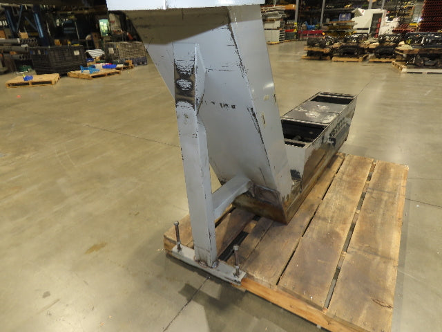 Enomoto CNC Chip Conveyor 16"x 67" Infeed 52-56" Discharge 220V 3PH